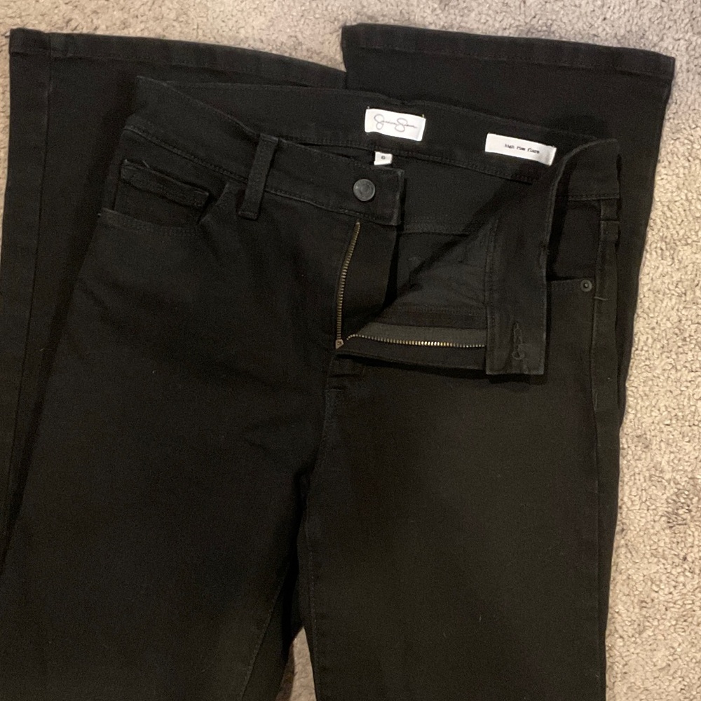 Jessica Simpson Black high rise flare Jeans
